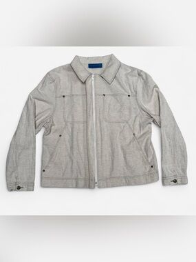 Quattro men’s linen blend lightweight jacket